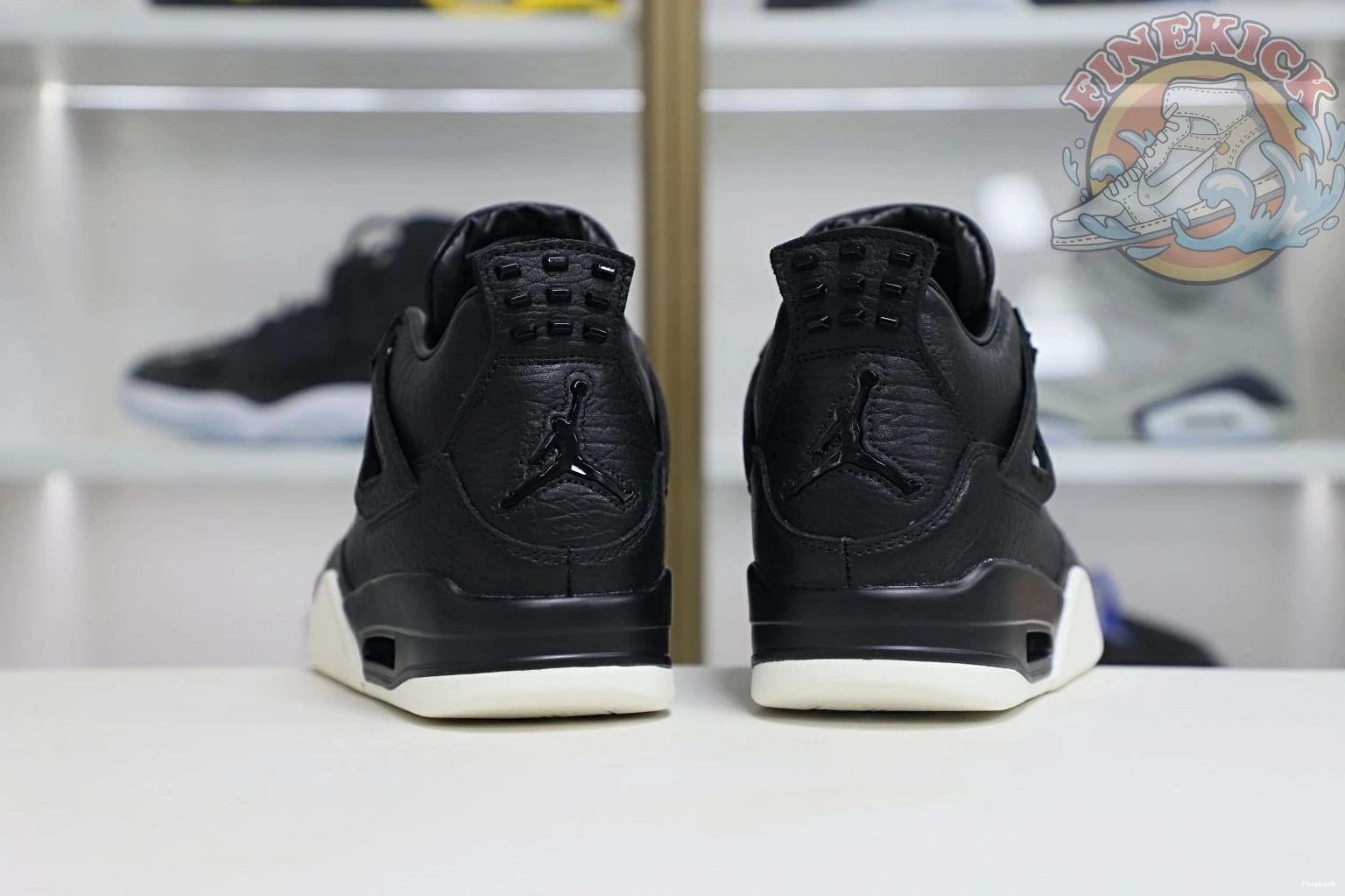4 Jordan Air black Jordan ponyhair retro 0125